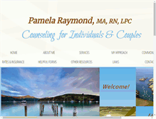 Tablet Screenshot of pamraymond.com